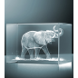 3D skleněný dárek | slon luxusní edice
