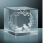 3D skleněný dárek | holubice luxusní edice