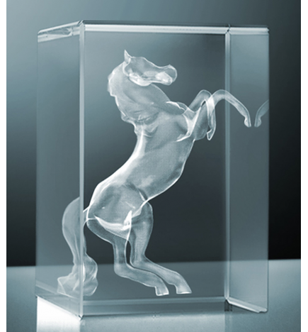 3D skleněný dárek | kůň