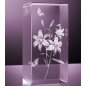 3D skleněný dárek | lilie luxusní edice