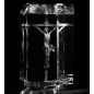 3D skleněný dárek | Ježíš na kříži luxusní edice